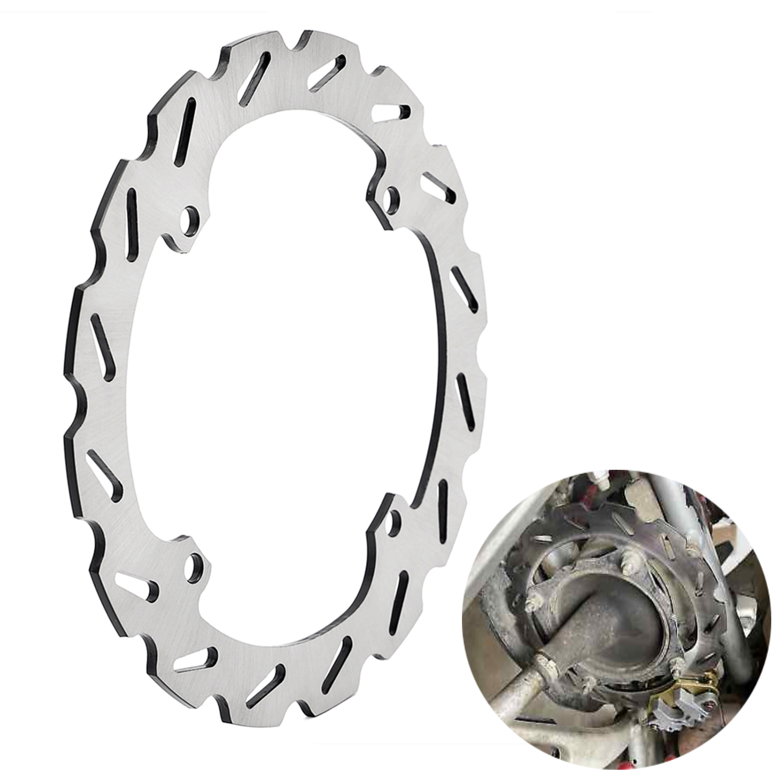 5249138 Rear Brake Disc Rotor For Polaris Outlaw MXR 450 09-10 525 IRS 2008-2011