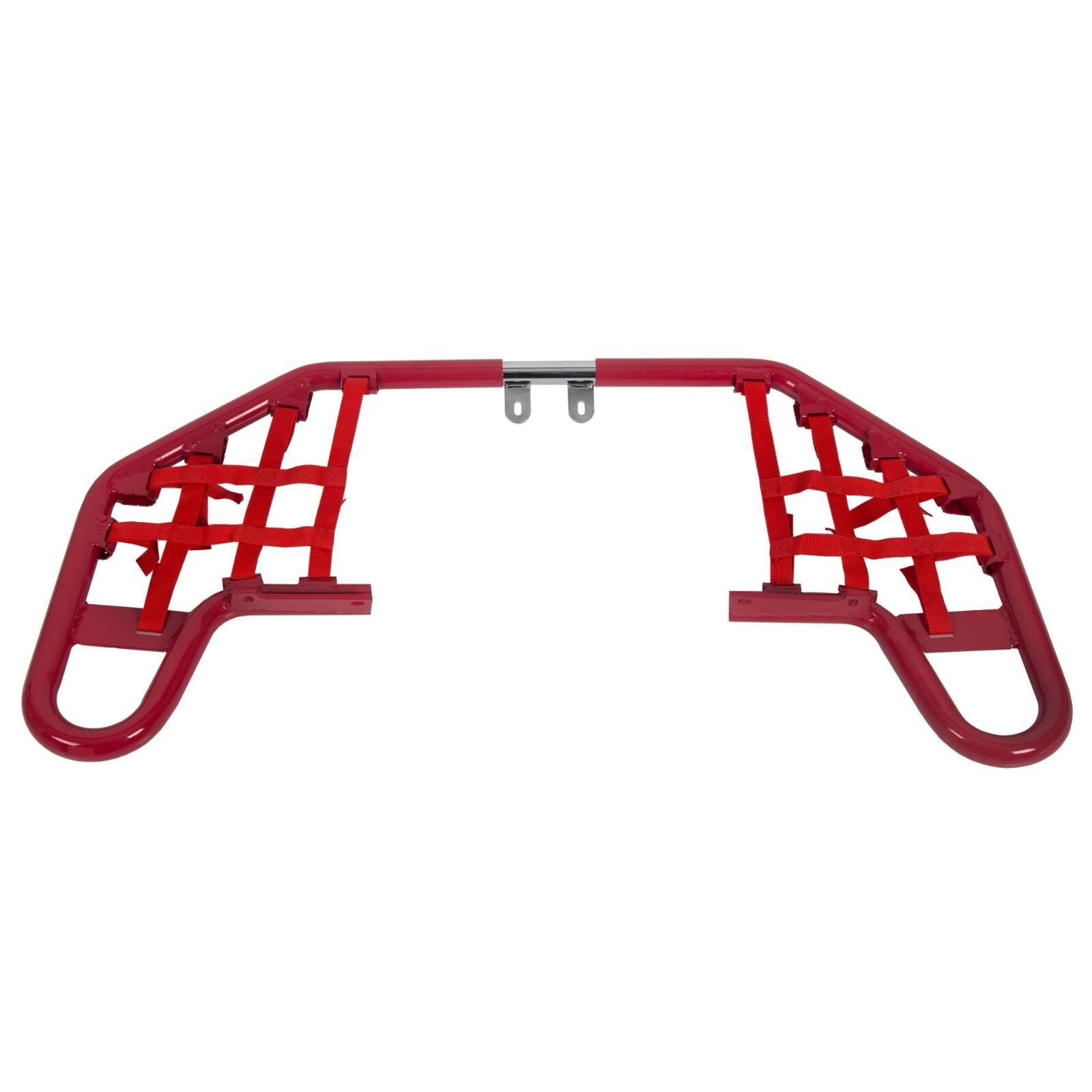 For Yamaha Warrior 350 YFM350X 1990-2004 Aluminum Nerf Bars Red bar Red nets