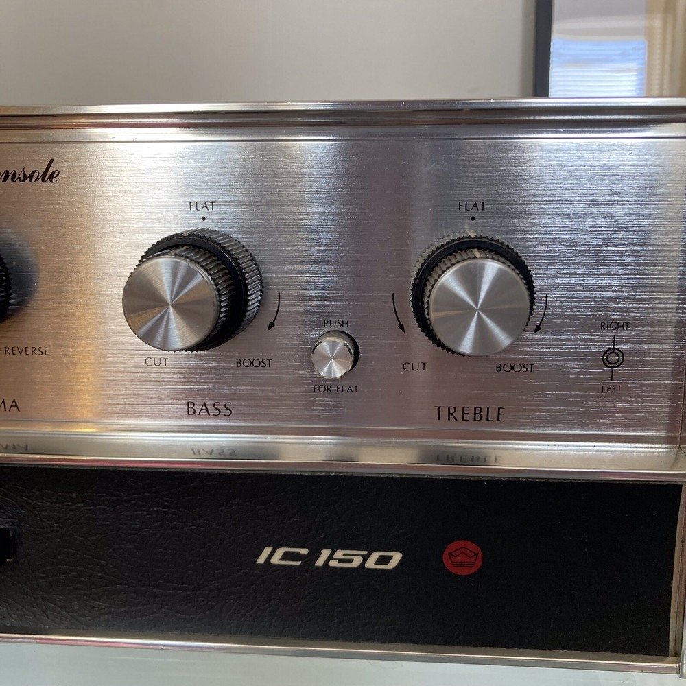 VTG Crown IC150 Solid State Integrated Circuit Stereo Console Preamplifier W/BOX