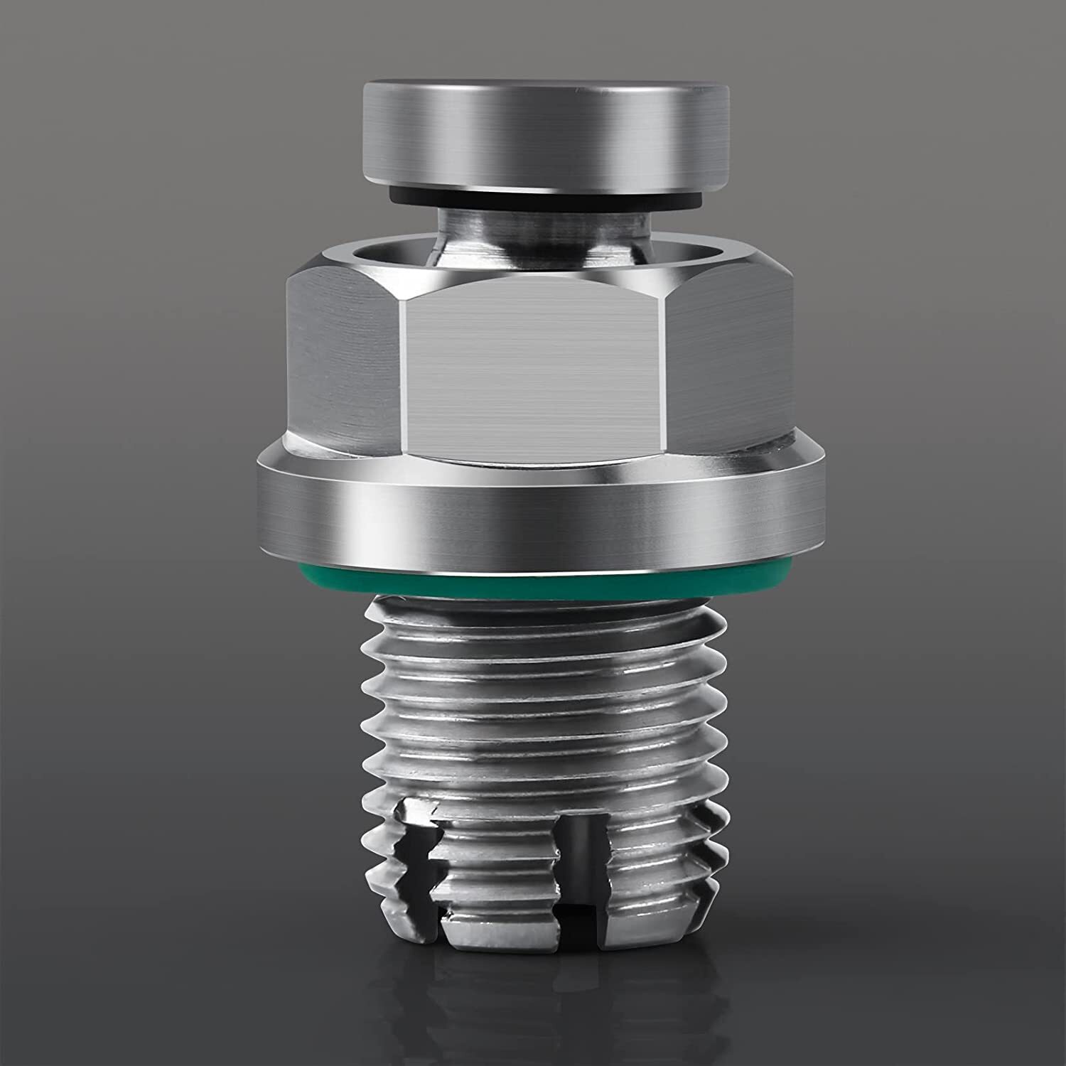 M12.1x1.5, 15mm Oversize Piggyback Oil Drain Plug Self Tapping Pan Thread Repair