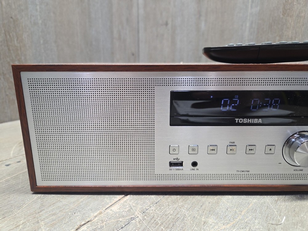 TOSHIBA TY-CWU700 Wireless Bluetooth Audio Streaming & CD Player with Remote