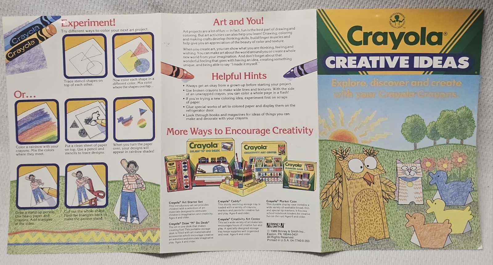 1990 Crayola Crayons 1st EVER Dandelion Cerulean + Indian Red Thistle Goldenrod