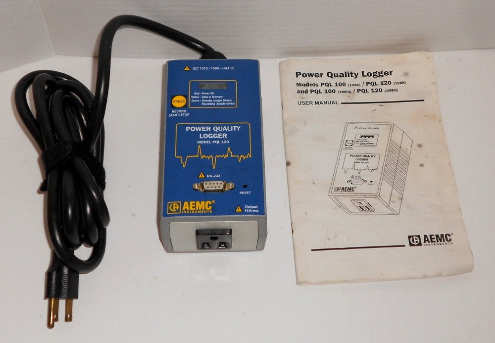 Excellent  AEMC Instruments Power Quality Logger Model PQL 120