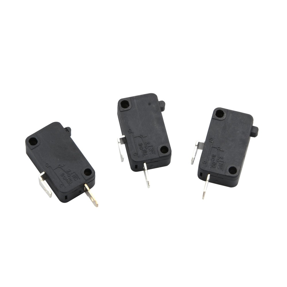 3PCS Microwave Door Switch Replacement 16A 2 Normally Open 1 Normally Closes
