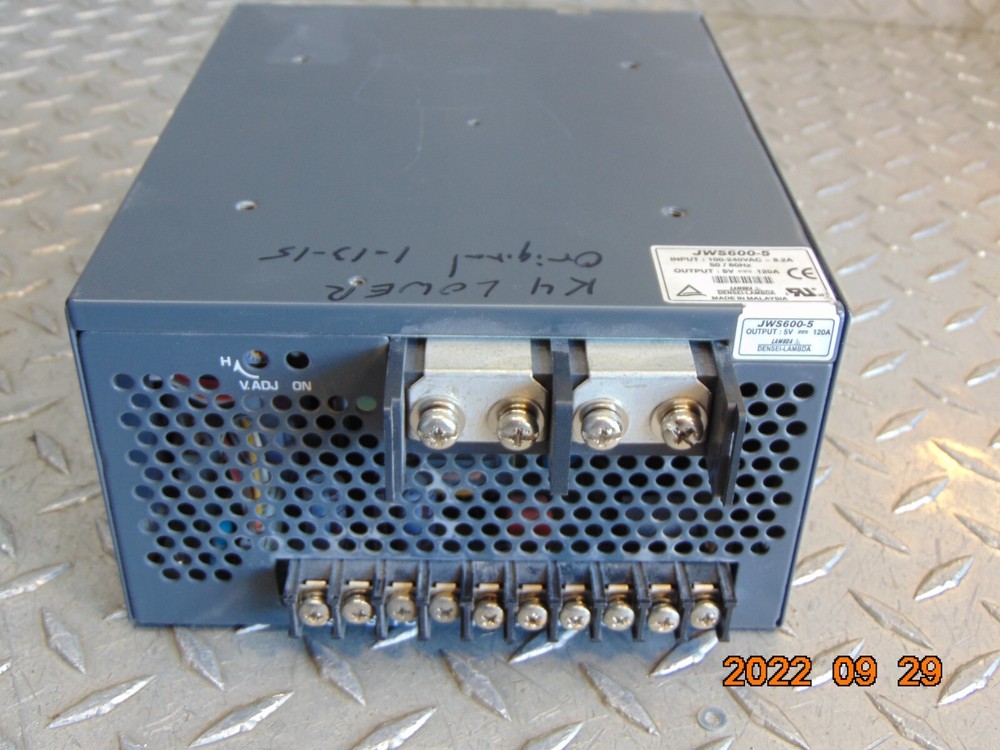 DENSEI-LAMBDA JWS600 POWER SUPPLY 5V 120A