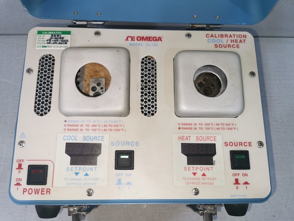 OMEGA Model: CL122 Calibration Cool/Heat Source