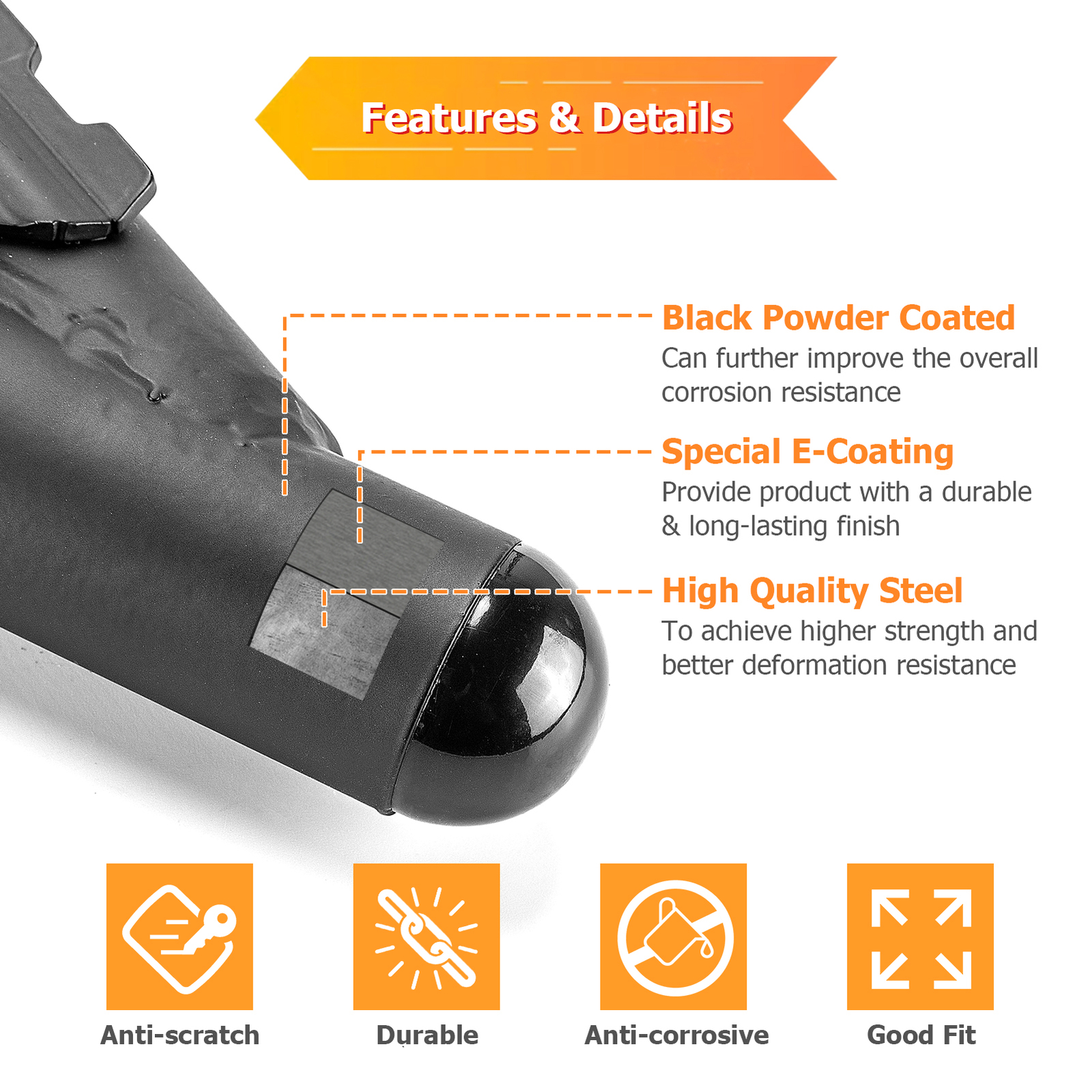 WEISEN UTV Nerf Bars Rock Sliders Rocker Guards for Can Am Maverick R 2024+