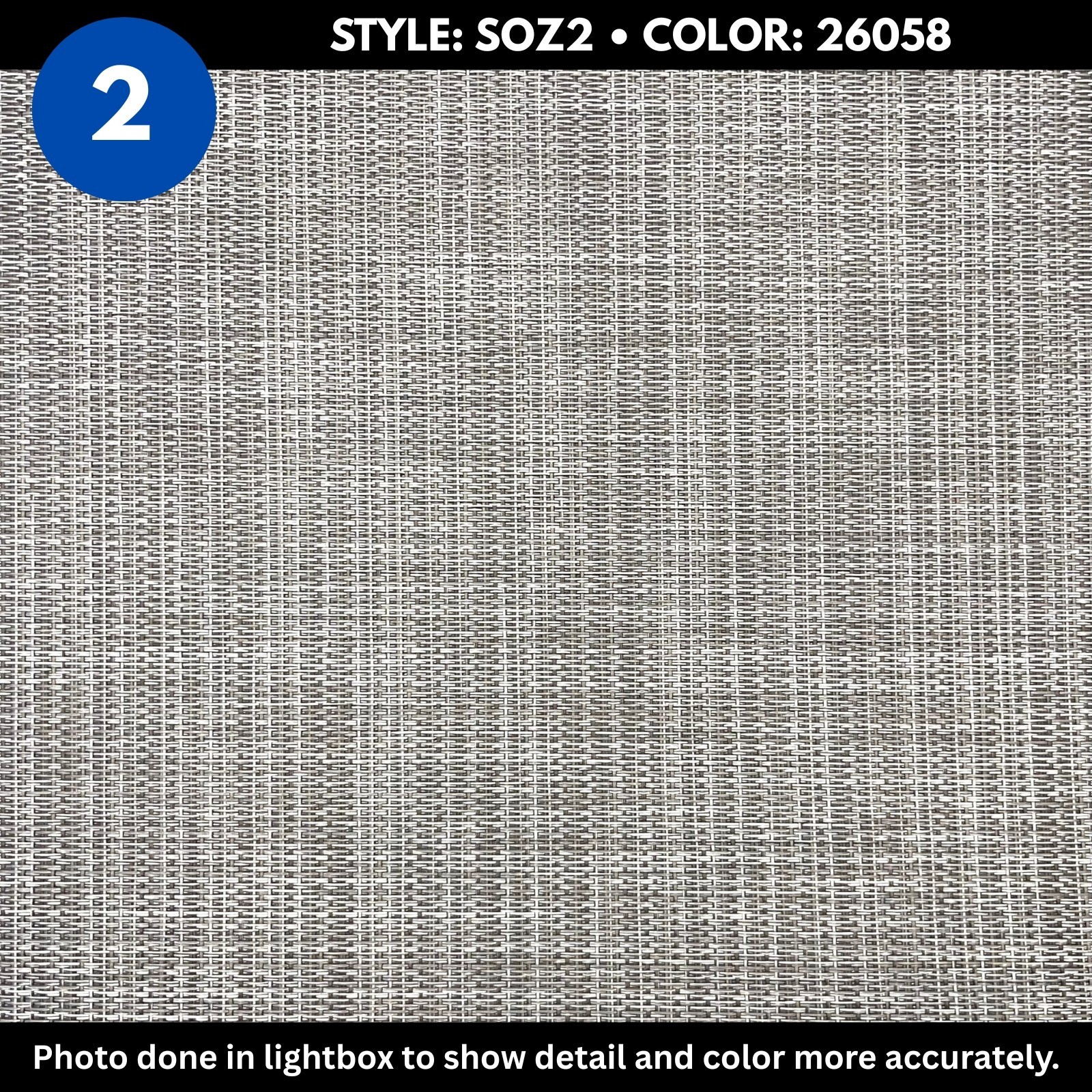 Woven Vinyl Flooring | Ozark 2 - Apollo Gray | 8'6" Width | Choose Your Length