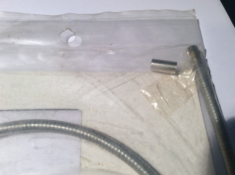 Paramount ATB Oversized Front Brake Cable and Lined Casing 17 985 Silver Crystal