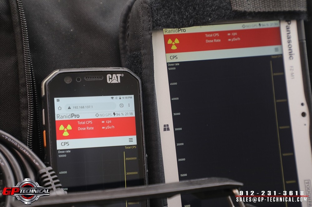 Bertin Environics RanidPro200 Radionuclide Identifier Backpack & Source Location
