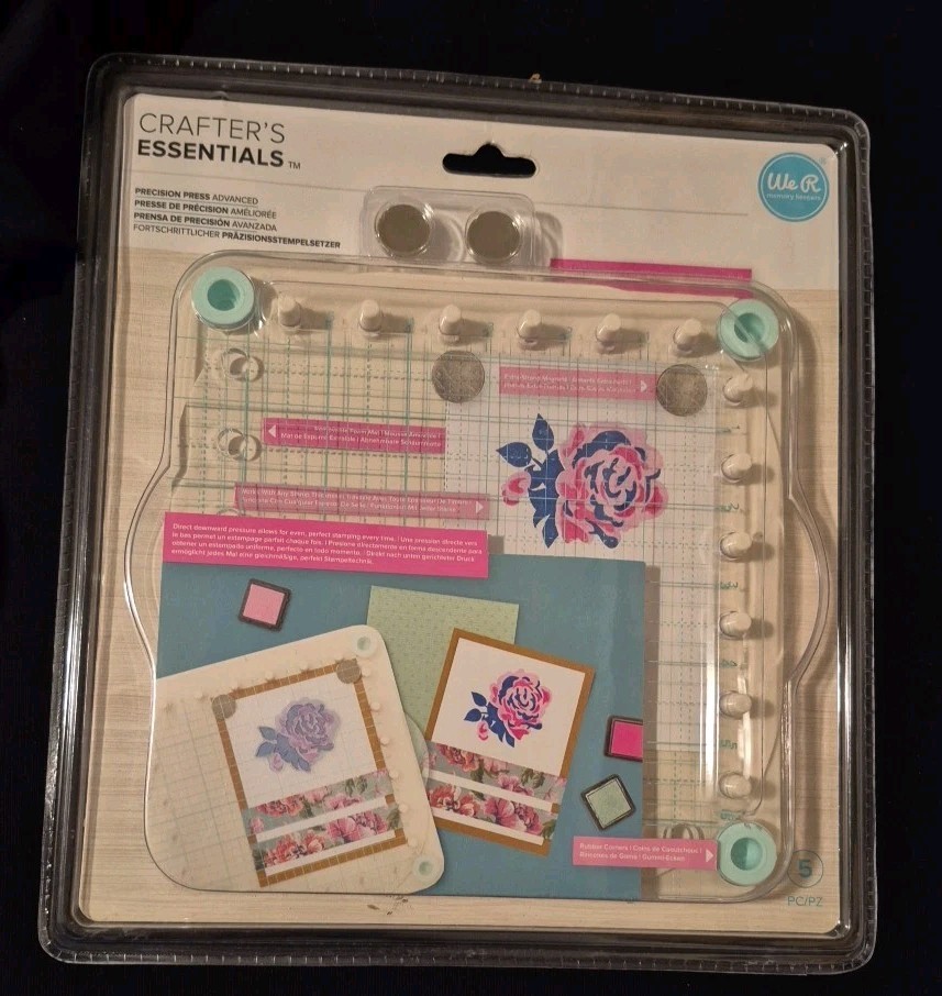 We R Memory Keepers Crafter's Essentials Precision Press Advanced~sealed pkg~5pc