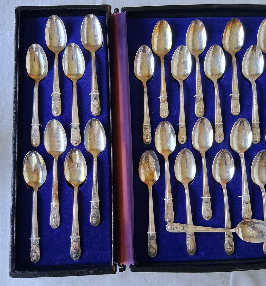 Vintage Presidents Commemorative Spoon Collection Wm Rogers Silver Plate 34+1