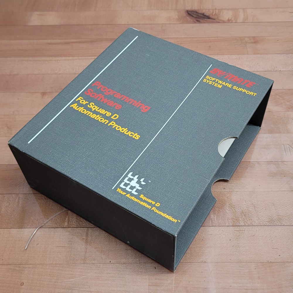 Square D 8010 SFW-333 SY/MATE Instruction Bulletin, Addendum, & Program Software