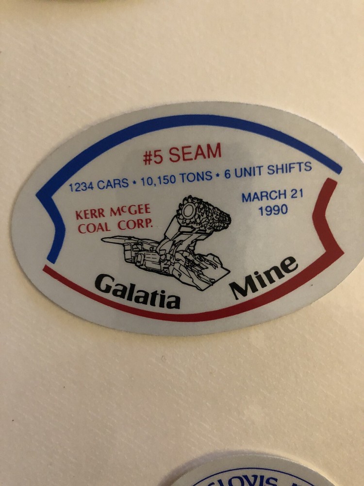 coal mining stickers nice older coal company