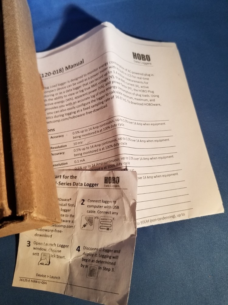 HOBO by Onset UX120-018 - Plug Load Logger