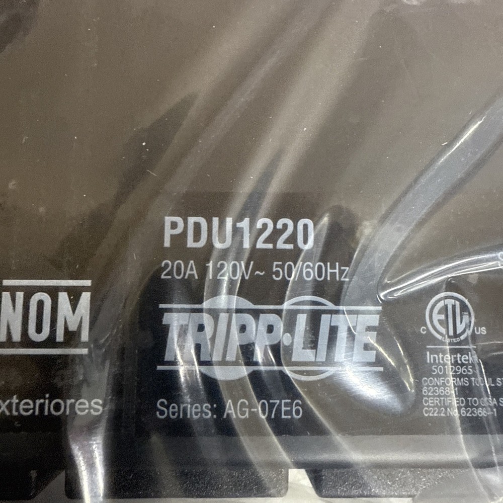 Tripp Lite Single-Phase Basic PDU1220 Power Distribution Unit NOB