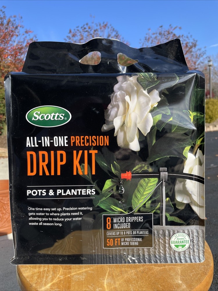 SCOTTS All-In-One PRECISION DRIP KIT for Pots and Planters New Unopened