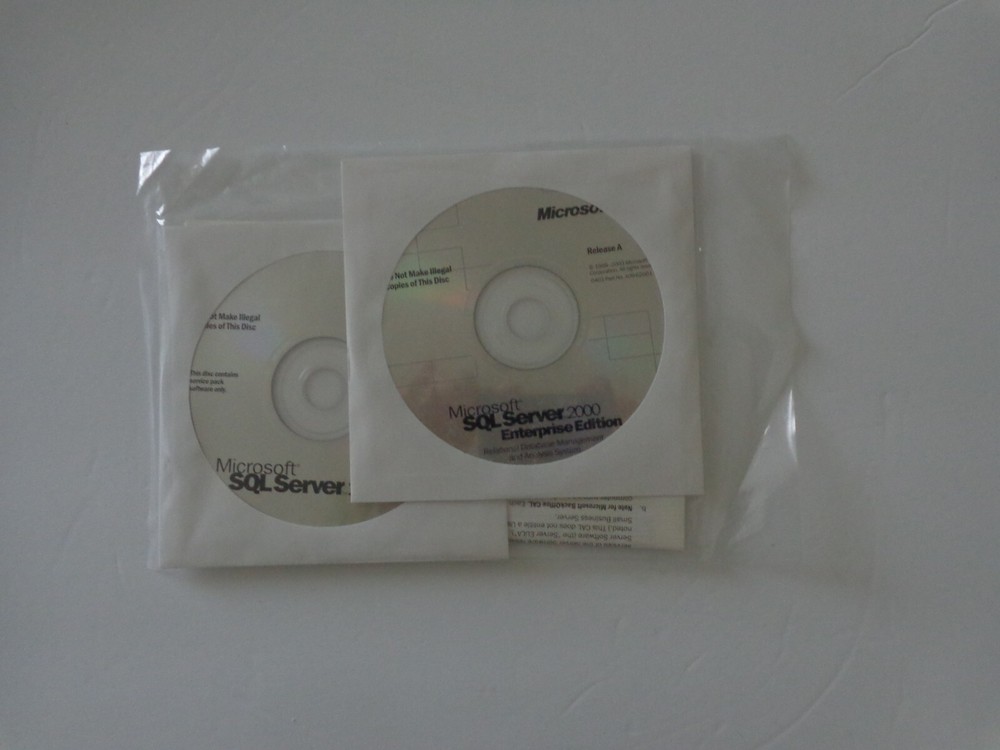 Microsoft SQL Server™ 2000 Enterprise Edition(New ! sealed CD +Key Code +25 CAL)