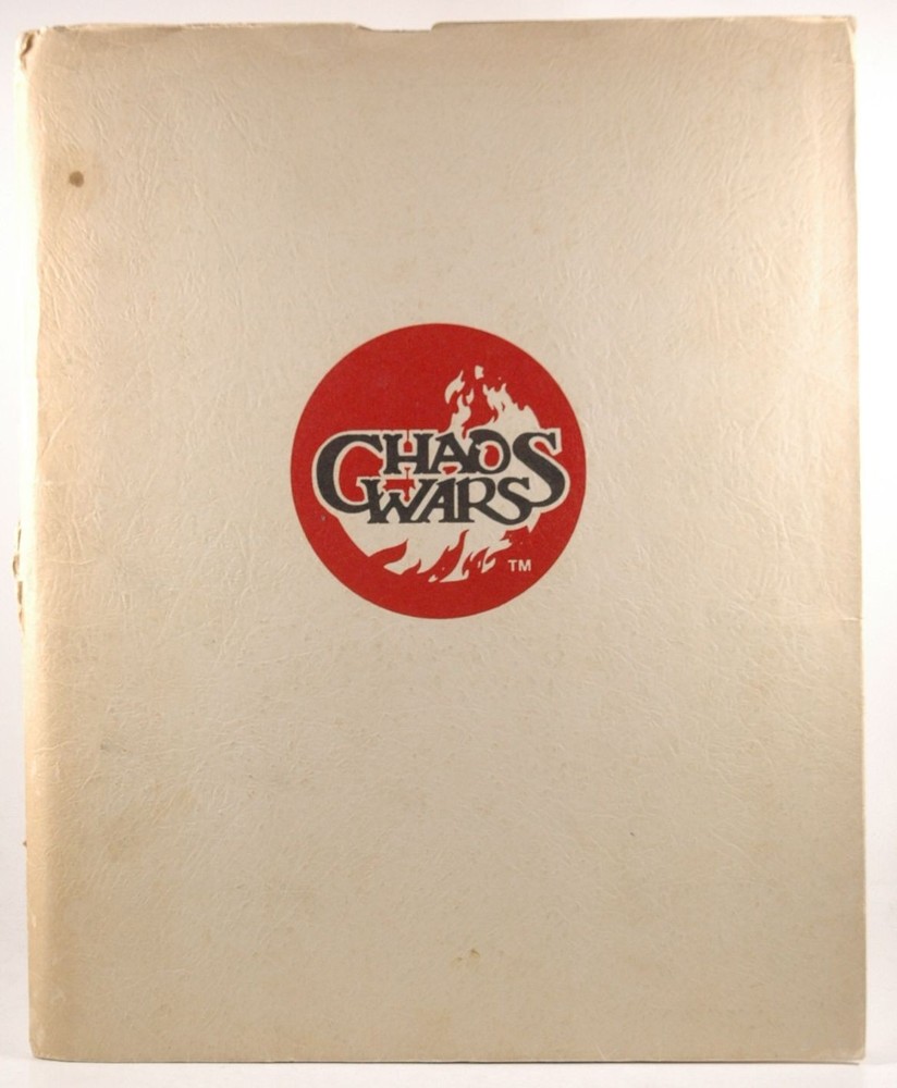 Ral Partha Chaos Wars Rules and folder