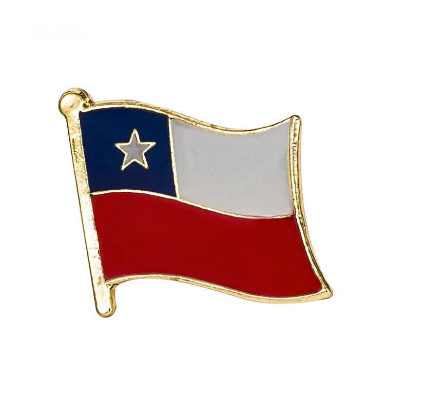 Chile Flag Lapel Pin