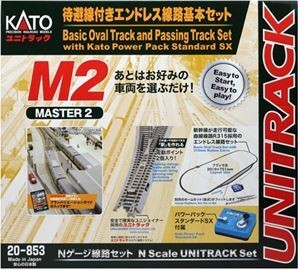 Unitrack N Gauge Endless Basic Set with Siding Track M2 20-853 Used