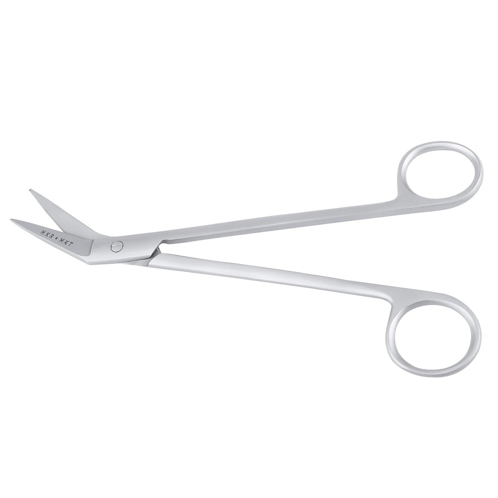 Applique Long Thin 6 Inch - Angled Offset Blade Scissors with Pouch Sleeve fo...