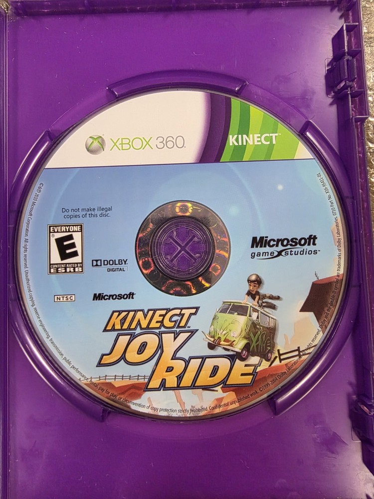 Xbox 360 KINECT Joyride Rated E Requires KINECT Sensor Tested And Working