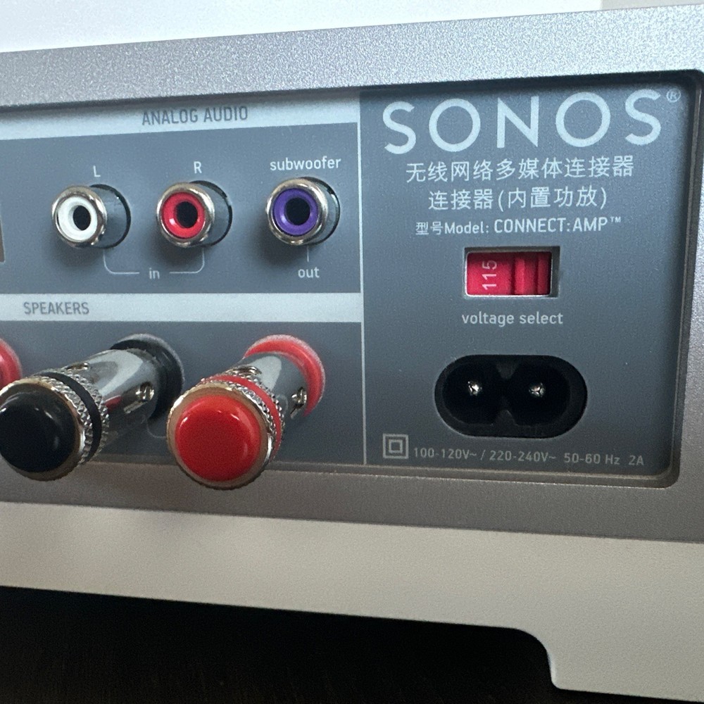 Sonos Connect:Amp - 2nd Gen 2 (Modern Unit S2 App) Wireless