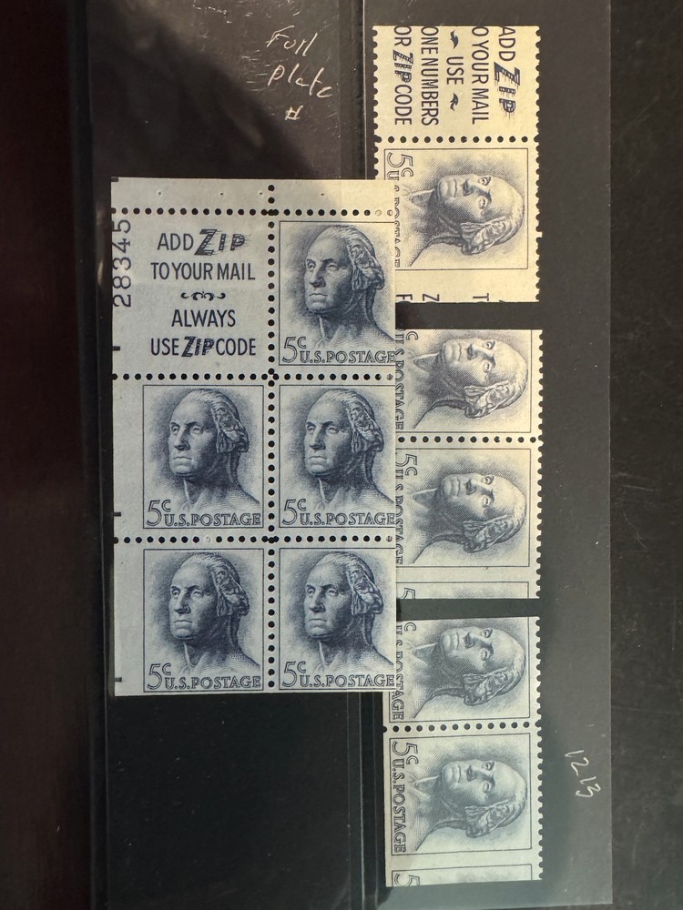 US EFO ERROR Stamps #1213A Perf. Shift MNH