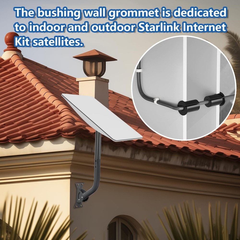 Starlink Cable Wall Grommet Routing Kit