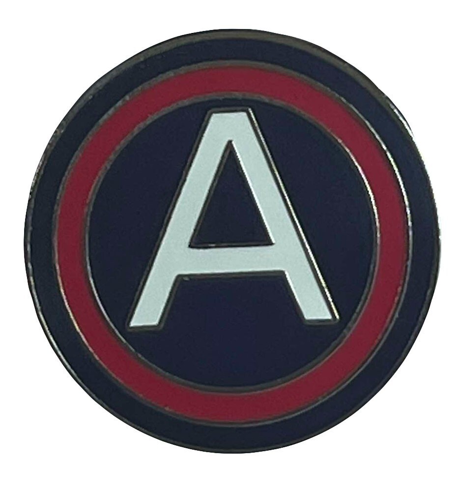 3rd Army Motorcycle Hat Cap Lapel Pin M-757