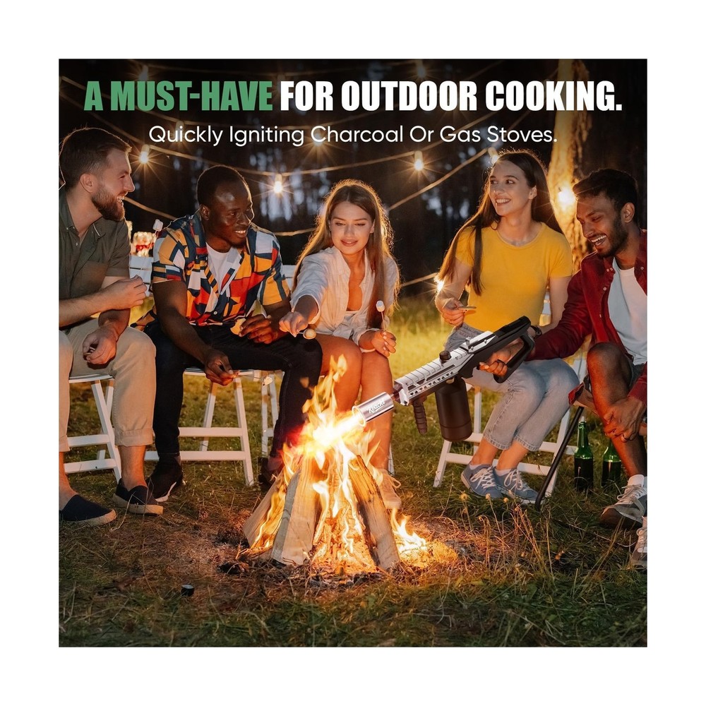 KOACKL Powerful Propane Torch Gun, Kitchen Torch with Adjustable Flame, Flame...