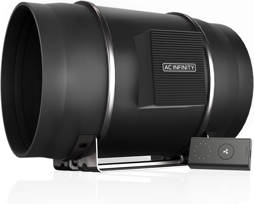 CLOUDLINE PRO S6 Quiet 6” Inline Duct Fan W/ Speed Controller EC Motor