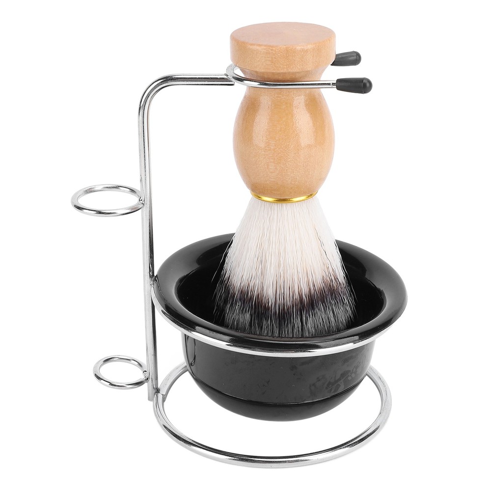 Stylish Shaving Brush Set Efficient Lathering For Men