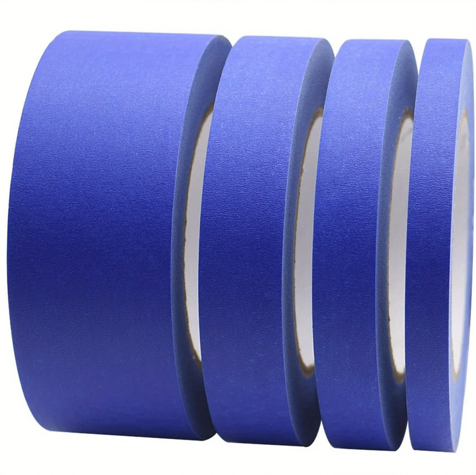 Blue Painters Tape Multi-Size: 1/2 , 3/4 , 1 , 2 Masking Tape Clean Release