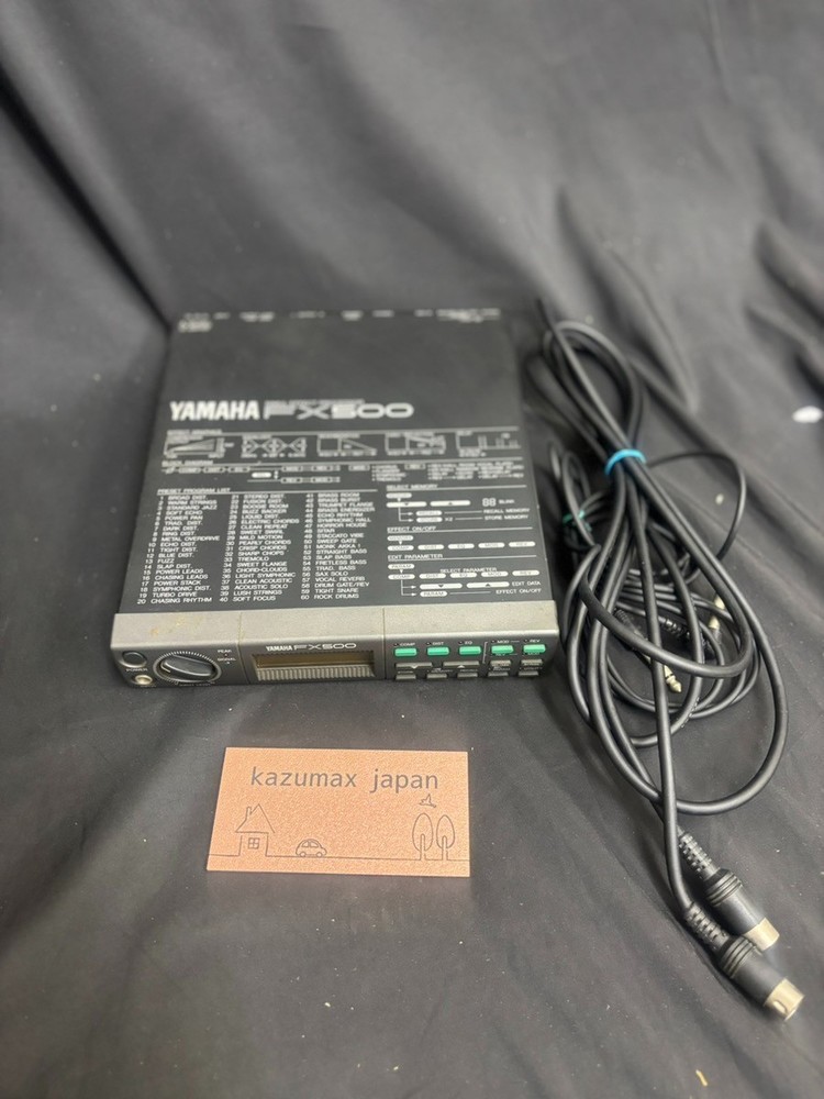 Yamaha FX500 Multi Effects Processor & MFC06 MIDI Foot Controller Set Tested