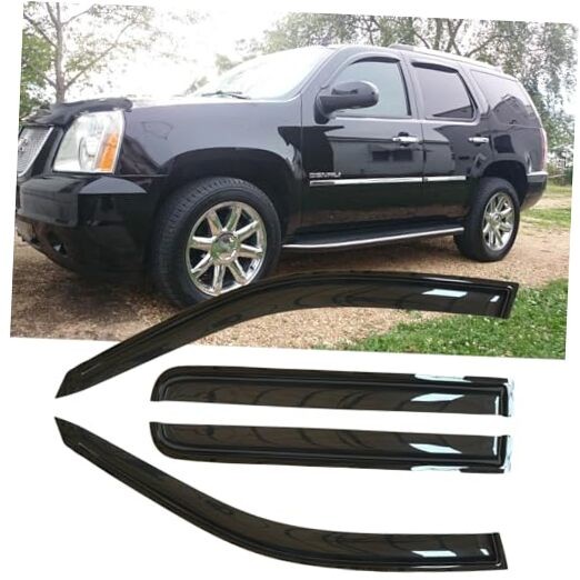 4pcs Original Shatterproof Rainproof Side Window Wind for chevy 07-14 Tahoe