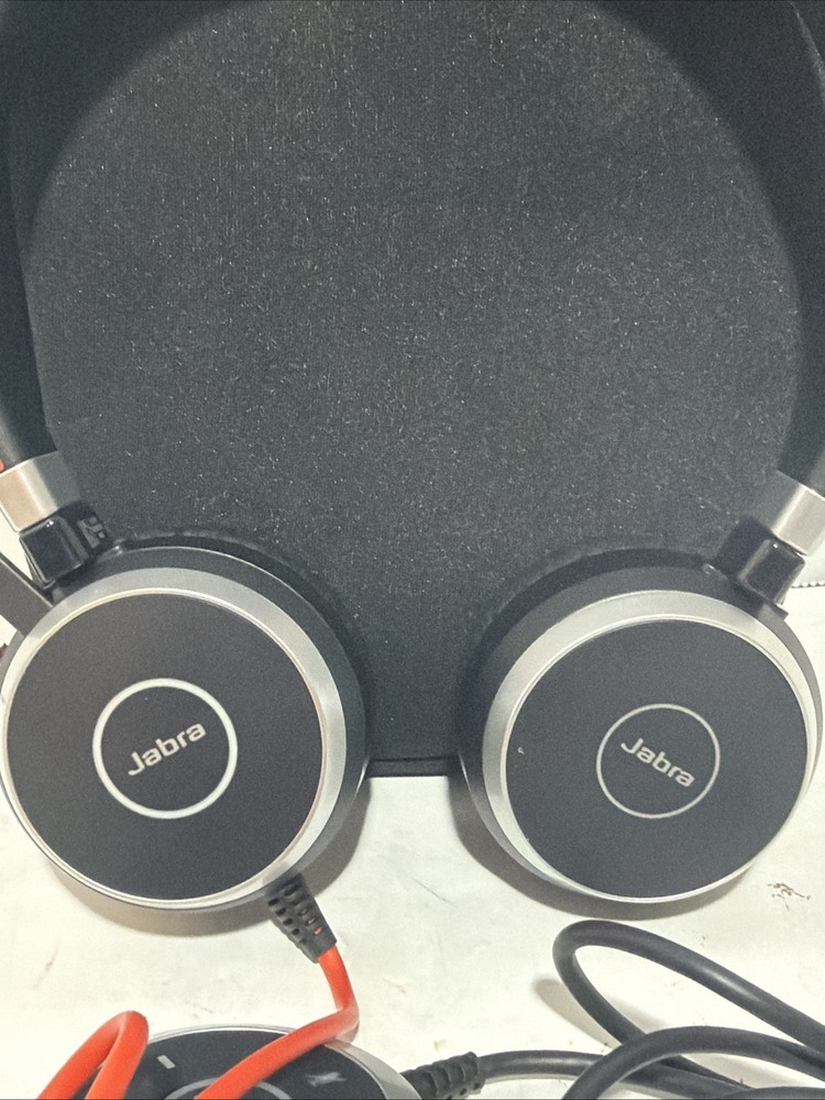 Jabra Evolve 40 Wired Stereo USB Headset HSC017 W/ Controller ENC010