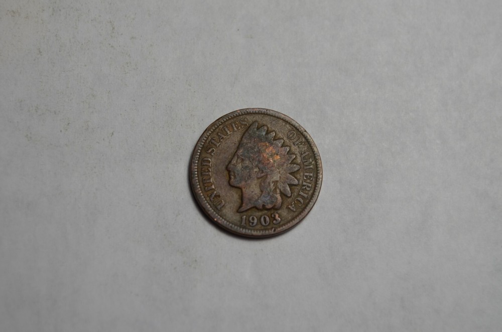 1903 INDIAN HEAD CENT GOOD CONDITION SOLID NICE OLD COIN FREE SHIPPING #30