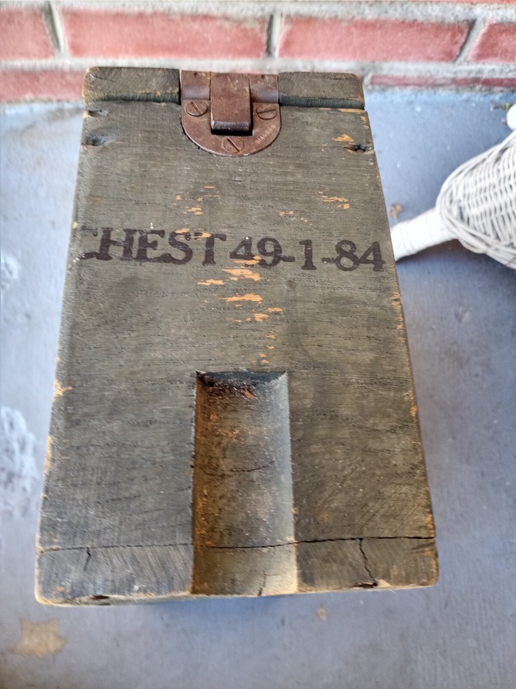 WW1 US ARMY OAK AMMO BOX