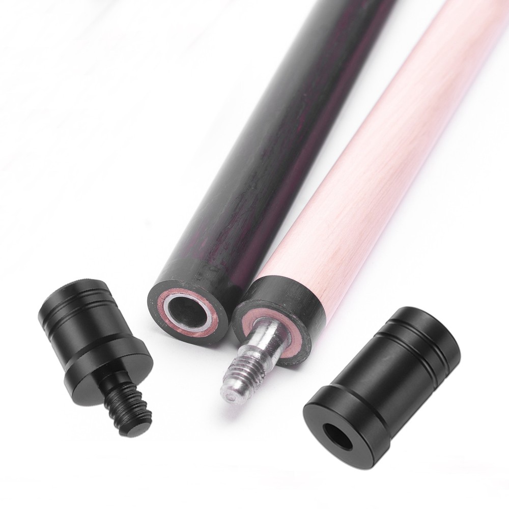 3 Pcs Pool Cue Joint Protector 5/16x9, Billiard Cue Joint Thread Cap, Black