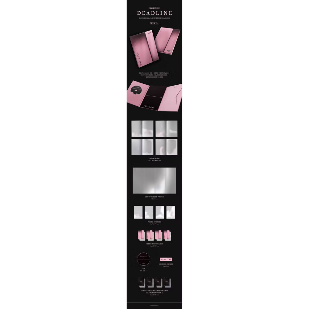 Blackpink - Blackpink 3rd Mini Album (Deadline) Pink Version (CD)