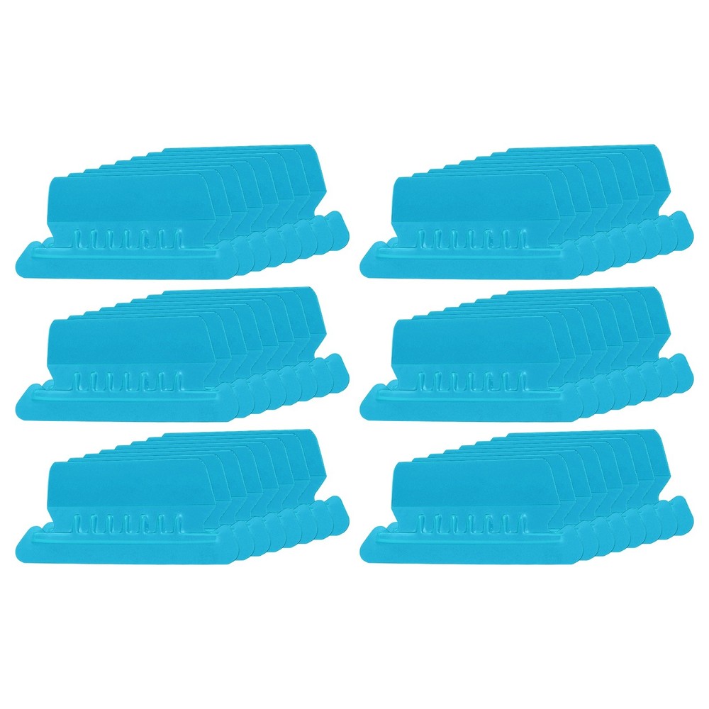 3" File Folder Labels, 48pcs File Folder Tabs with Inserts Labels, Blue Slot