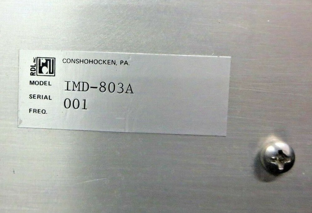 RDL Model IMD-803A, IS-54 Cellular Synthesizer Module (w/ 8 Channels)