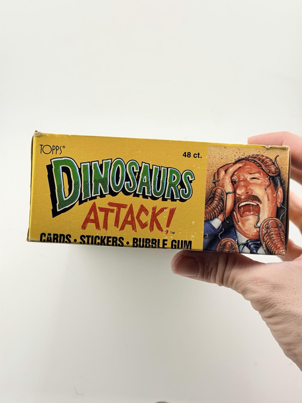 1988 Topps Dinosaurs Attack Sealed Wax Box 48 Packs As Shown