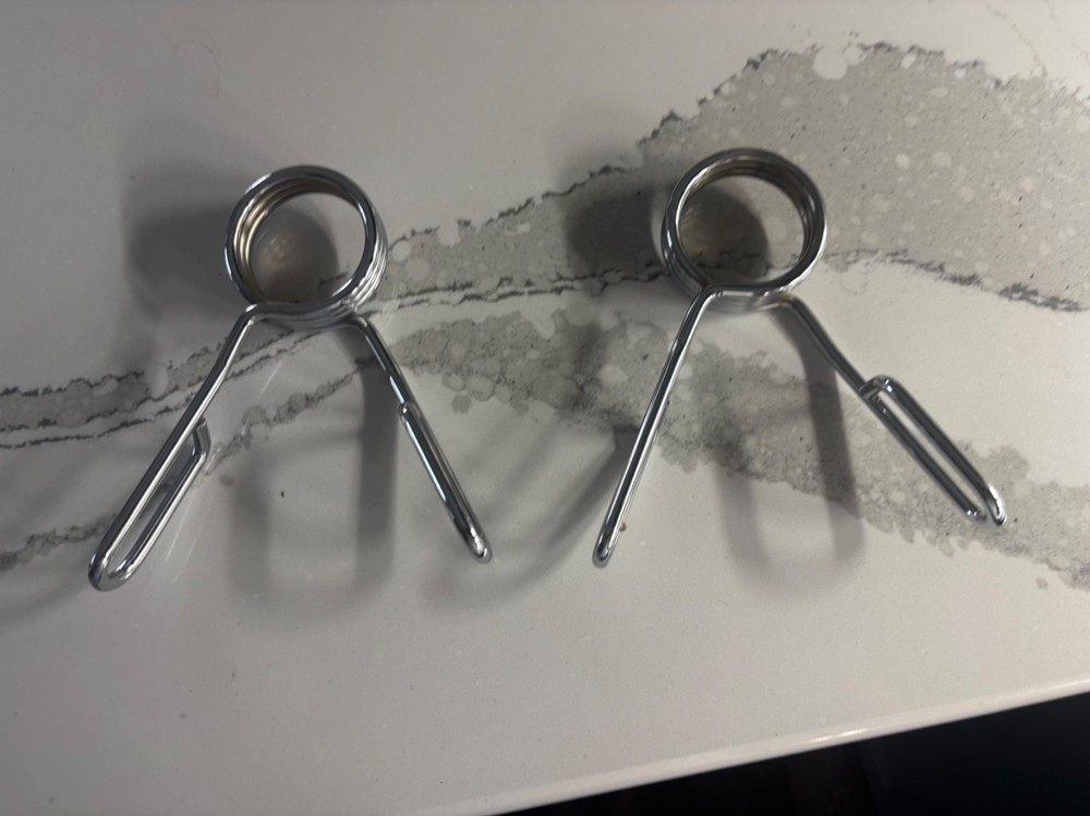 Olympic barbell spring collars