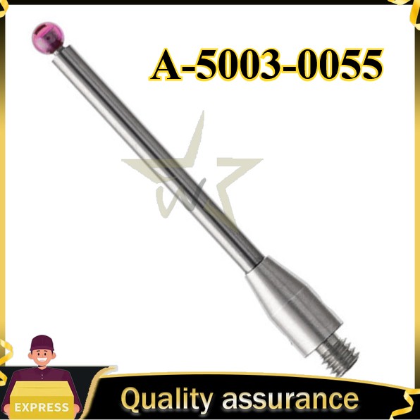 A-5003-0055 CMM Touch Probe M3 Thread Probe Stylus 2.5mm Ruby Tips 30mm Long