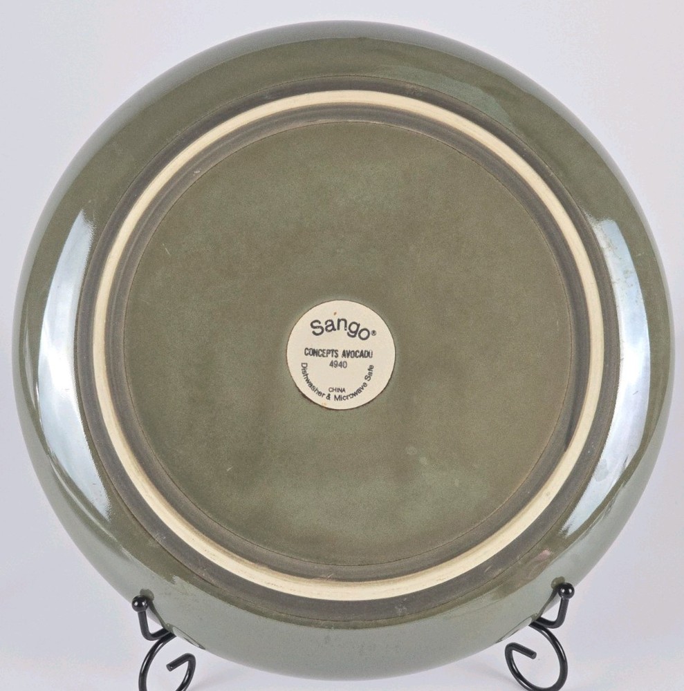 SANGO 'Concepts Avocado' 4940 ~ 11" DINNER PLATE