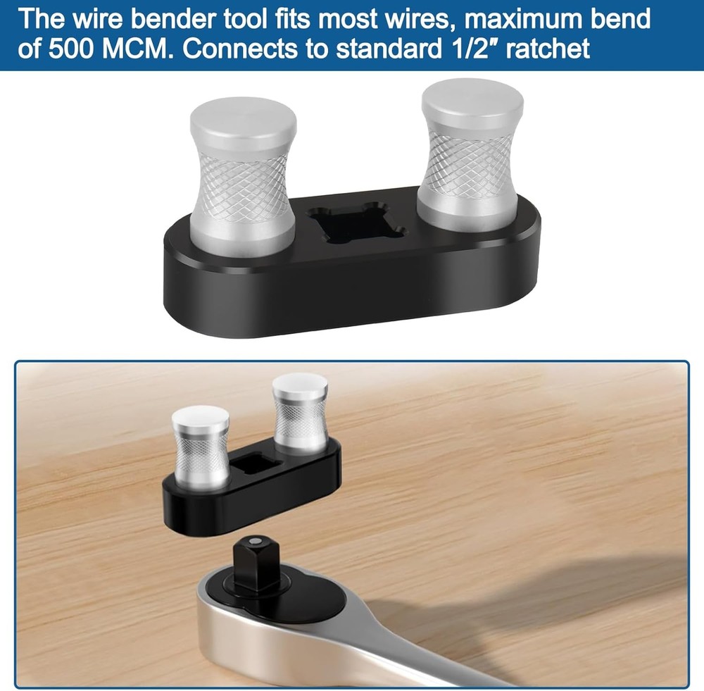 Cable Bender Tool Electrical, Wire Bender Tool for Most Wires, Maximum Bending U