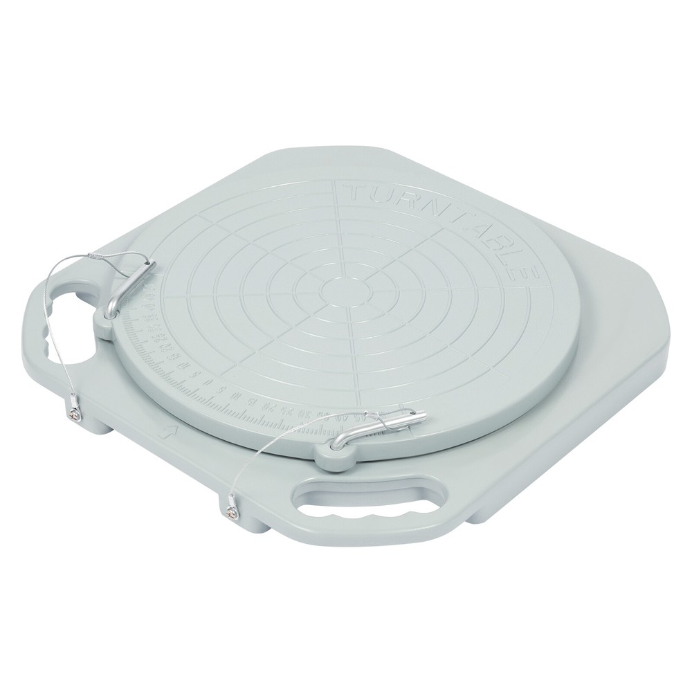 2pcs 5 Ton Front End Wheel Alignment Turntable Plate 360° Rotating Plate Table